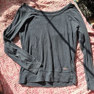Vintage Hollister Off the shoulder Long Sleeve Tee